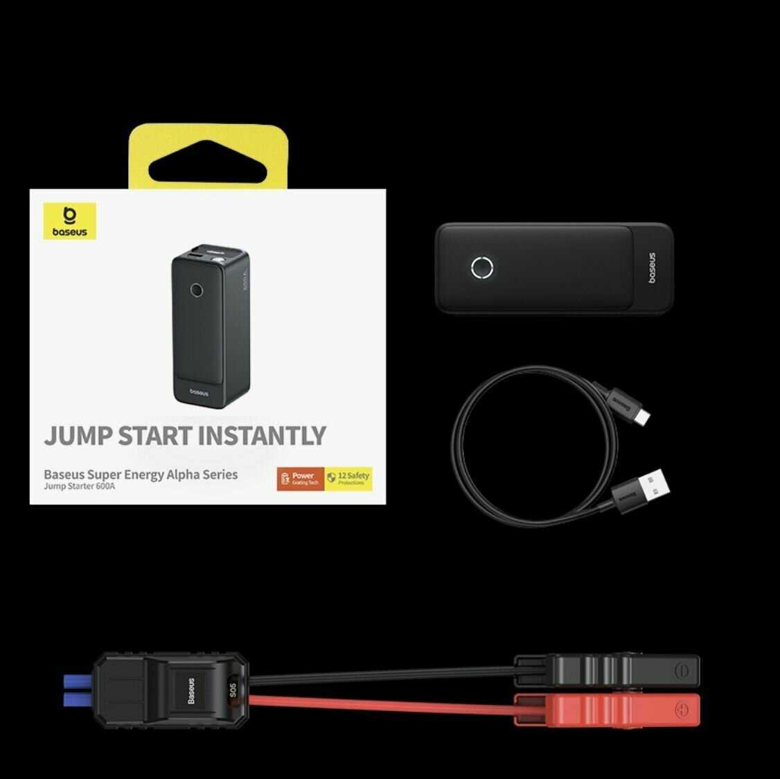Пуско-зарядное устройство Baseus Super Energy Alpha Series Jump Starter [600A] фотография 2