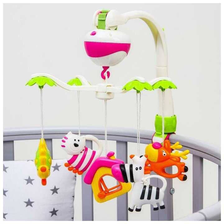 Электронный мобиль Крошка Я Зоопарк (142411)