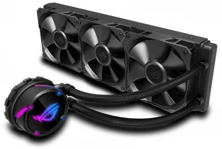 Система жидкостного охлаждения ASUS ROG STRIX LC II 360 ARGB фотография 6