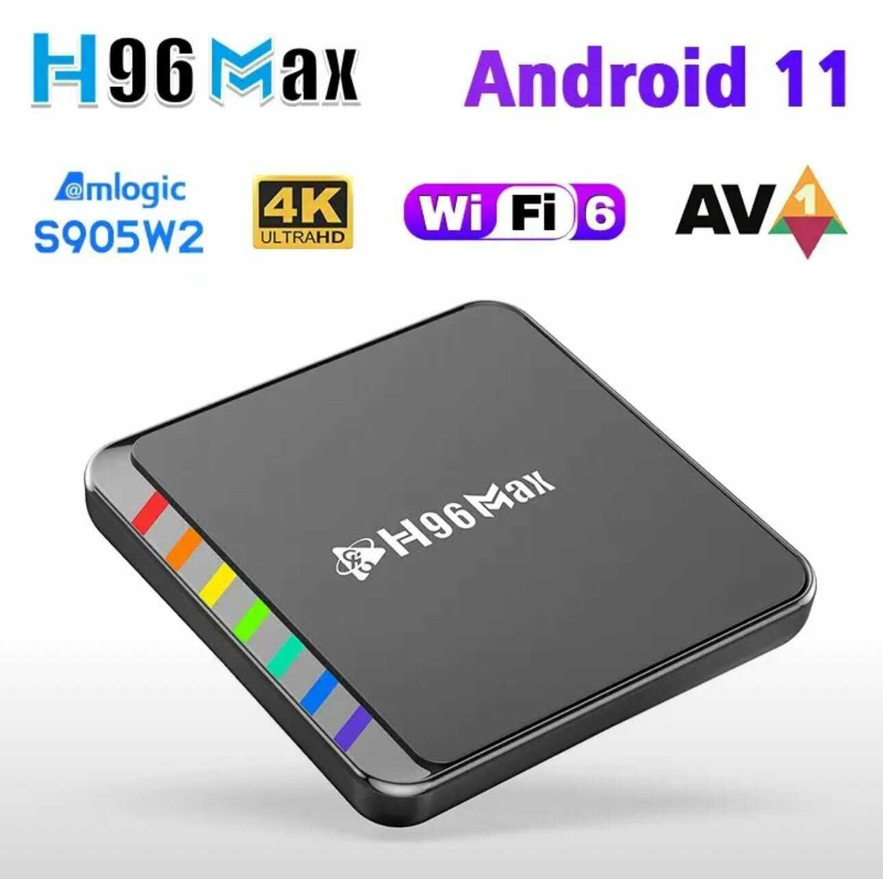 ТВ-приставка Trade Sense H96 MAX 4GB/64GB фотография 1