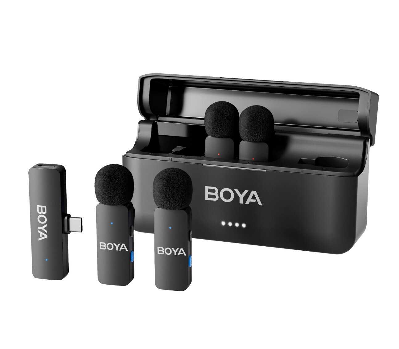 Беспроводная система Boya BY-V4U [2.4 ГГц, 4x TX + RX, USB-C] фотография 1
