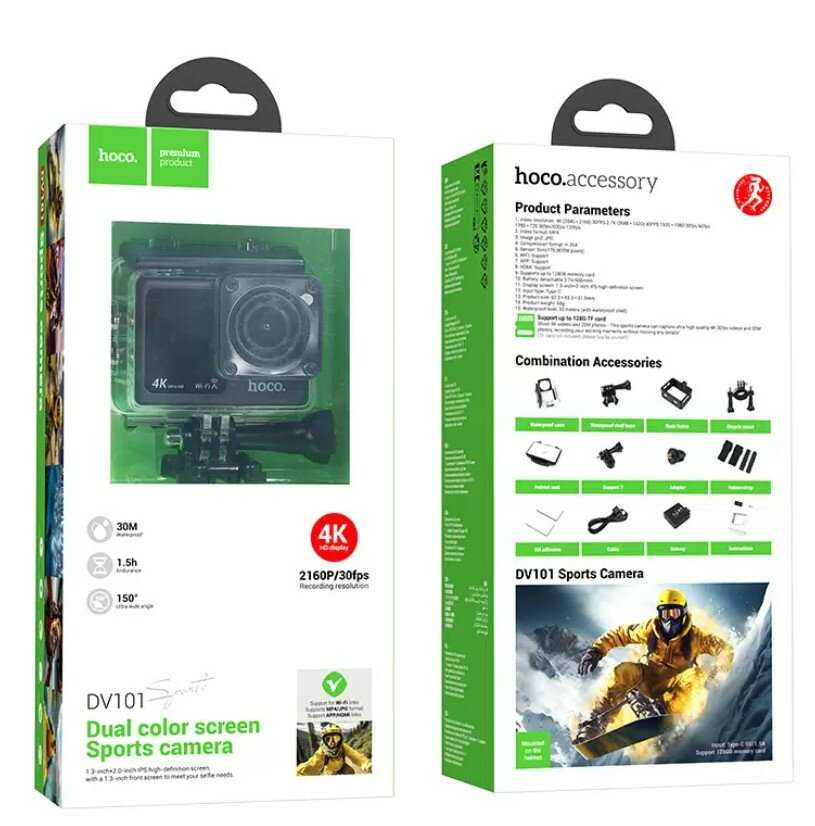 Экшн-камера Hoco DV102 4K фотография 2