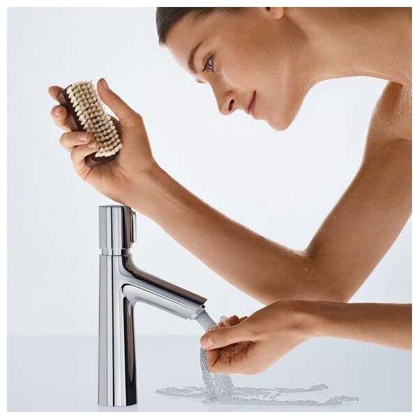 Смеситель для раковины (умывальника) hansgrohe Talis Select S 72043000, нажимной фотография 11