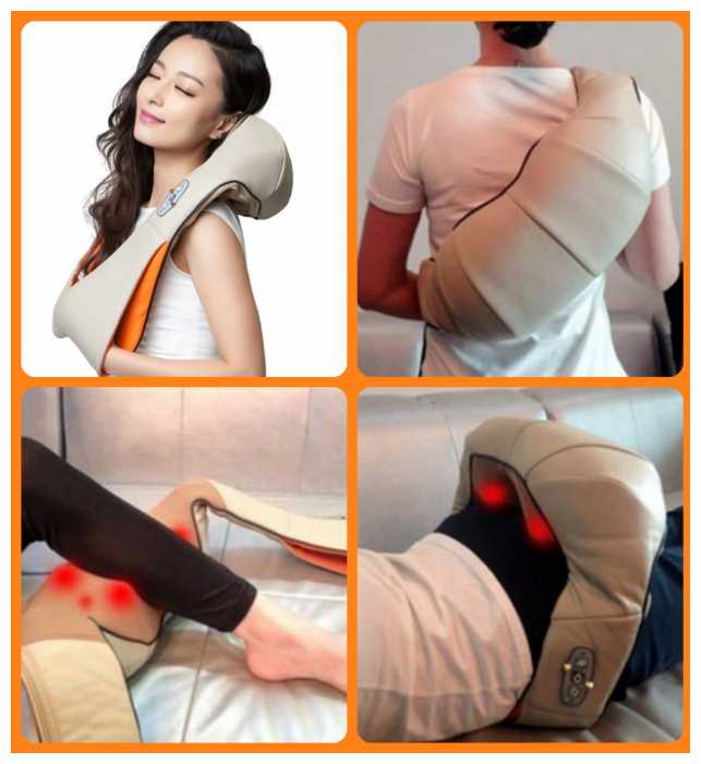 Роликовый массажер Massager of Neck Kneading фотография 12