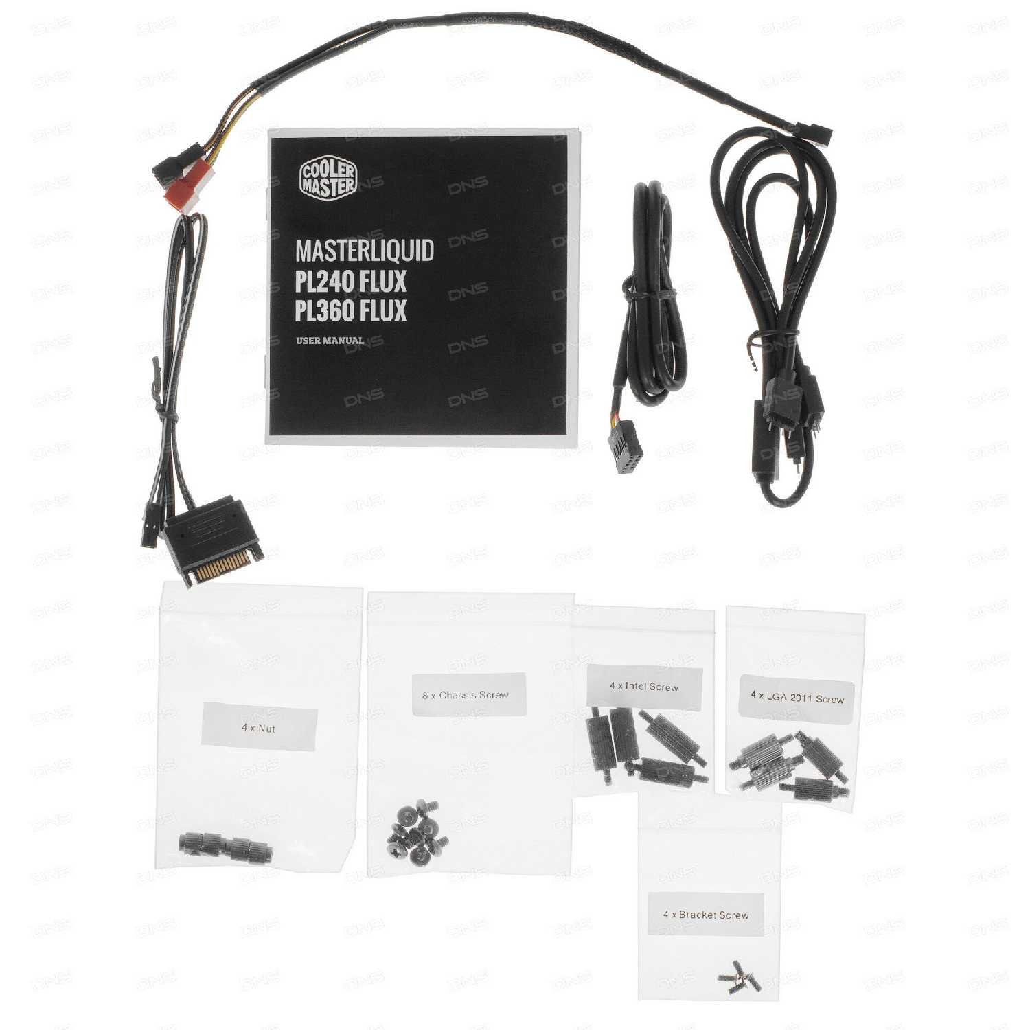 Система водяного охлаждения Cooler Master MasterLiquid PL240 Flux фотография 31