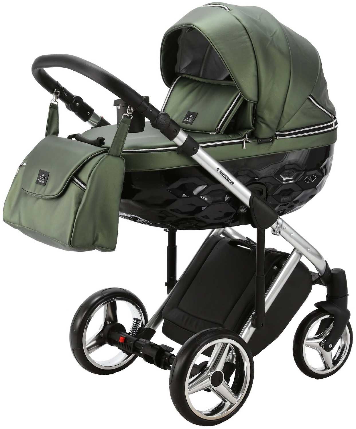 Универсальная коляска Adamex Chantal Special Edition Deluxe (2 в 1) фотография 66