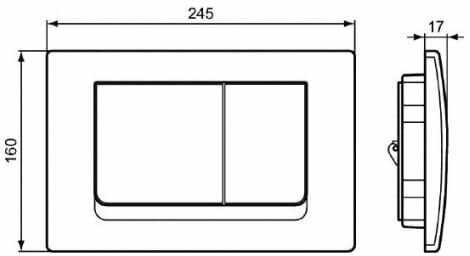 Кнопка смыва Ideal Standard Oleas M2 фотография 6