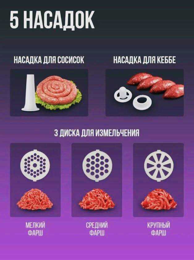 Электромясорубка Cronier CR-1903 фотография 2