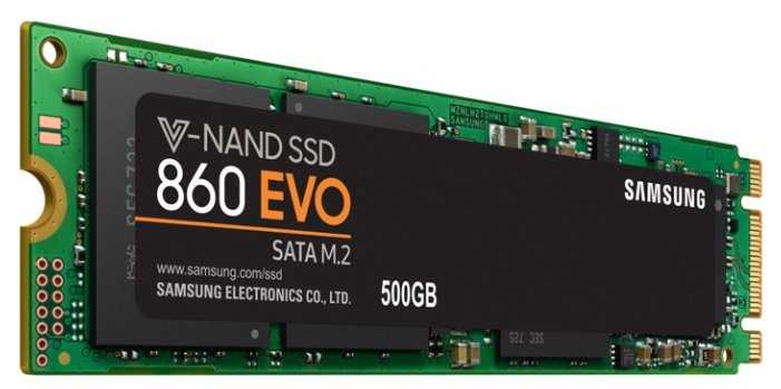 Твердотельный накопитель Samsung 860 EVO 500 ГБ MZ-N6E500BW фотография 2