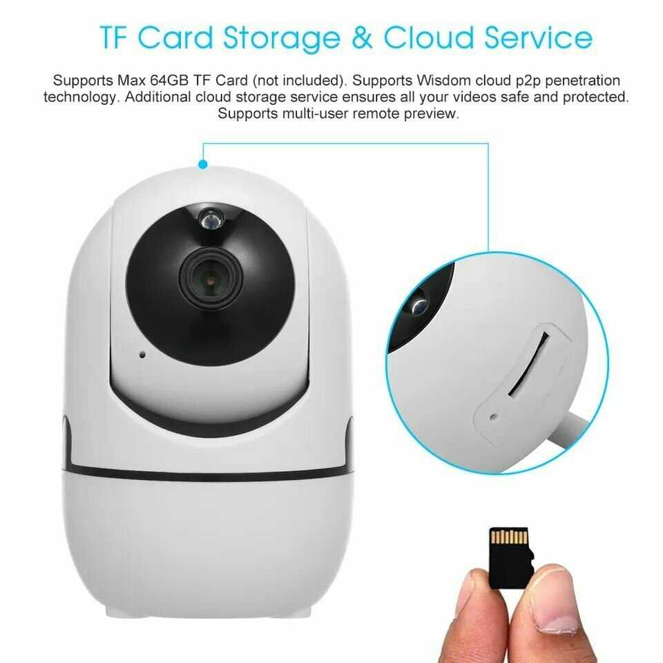 Камера Беспроводная ip камера видеонаблюдения wifi (327) фотография 8