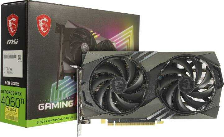 Видеокарта MSI GeForce RTX 4060 Ti GAMING X (8G) фотография 18