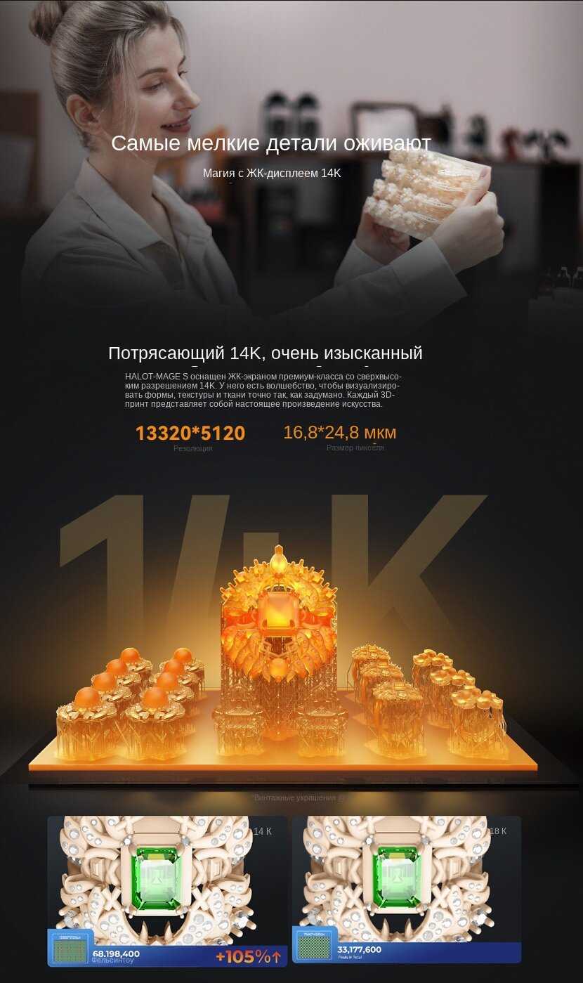 3D printer CREALITY HALOT R6 (2K) фотография 15