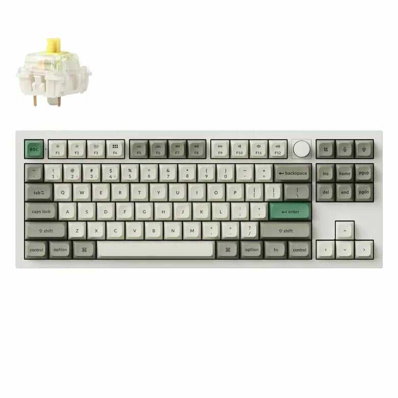 Беспроводная механическая клавиатура Keychron Q3 Max (80%) RGB Hot Swap фотография 33