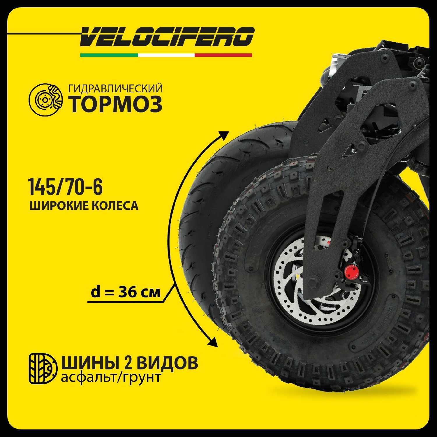 Электросамокат Velocifero MAD 2000W фотография 8