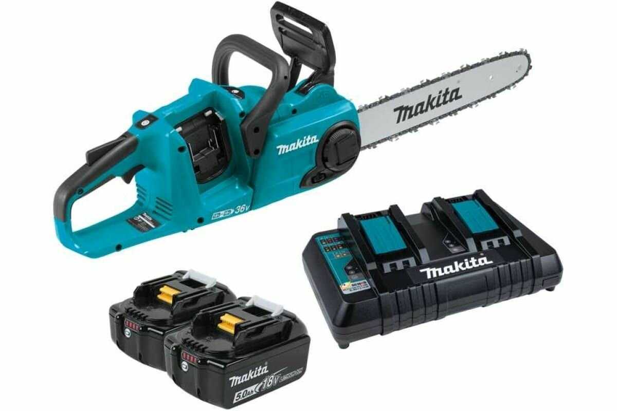 Пила цепная аккумуляторная Makita DUC353CT2 фотография 1