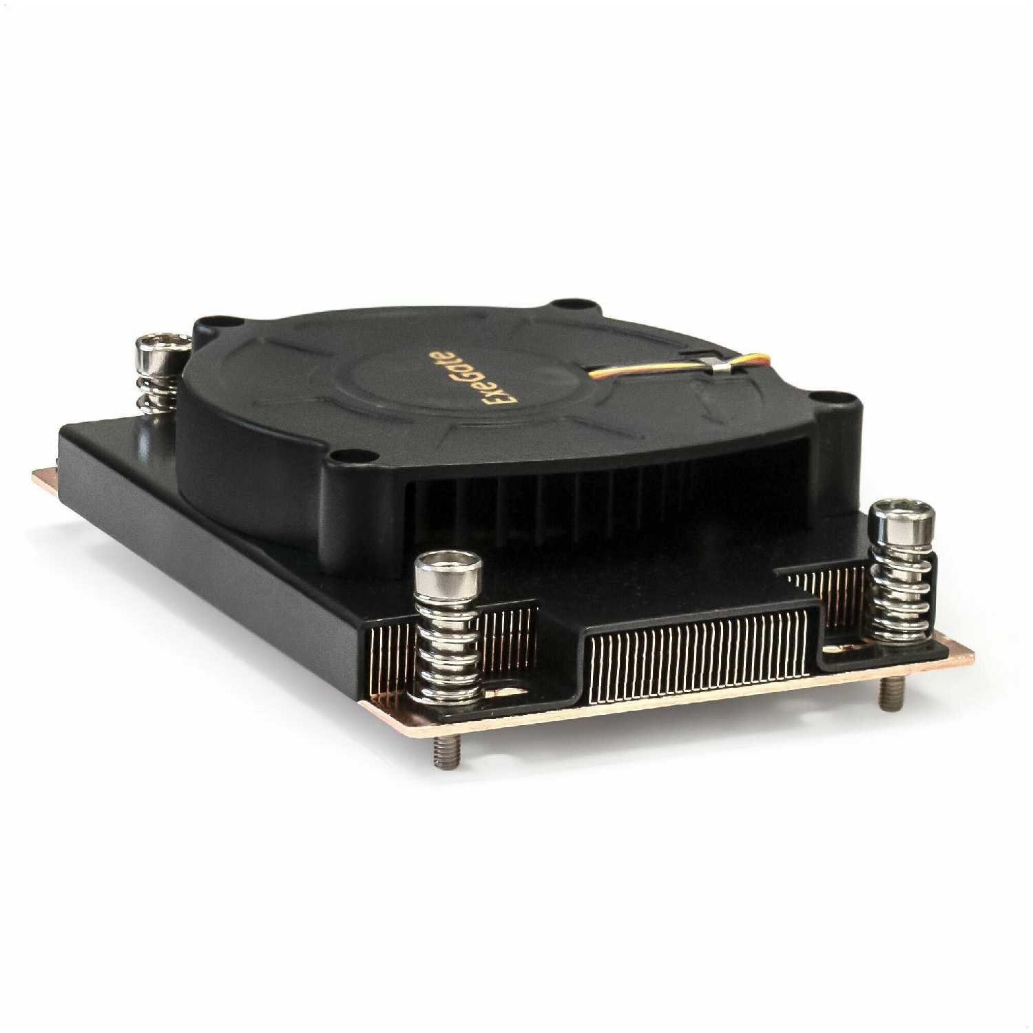 Кулеры для процессора EXEGATE ESNK-P0062AP4 (радиальный, медный, 1U, LGA SP3, TDP 230W, PWM, 1500-6600RPM, 2 ball bearing)