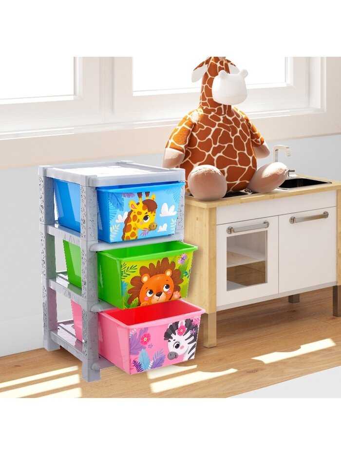 Комод детский Забавные животные фотография 7