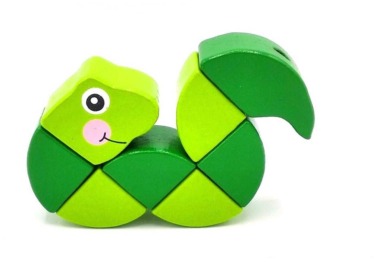 Деревянная развивающая игрушка Головоломка/Объемный пазл 3D-сортер 