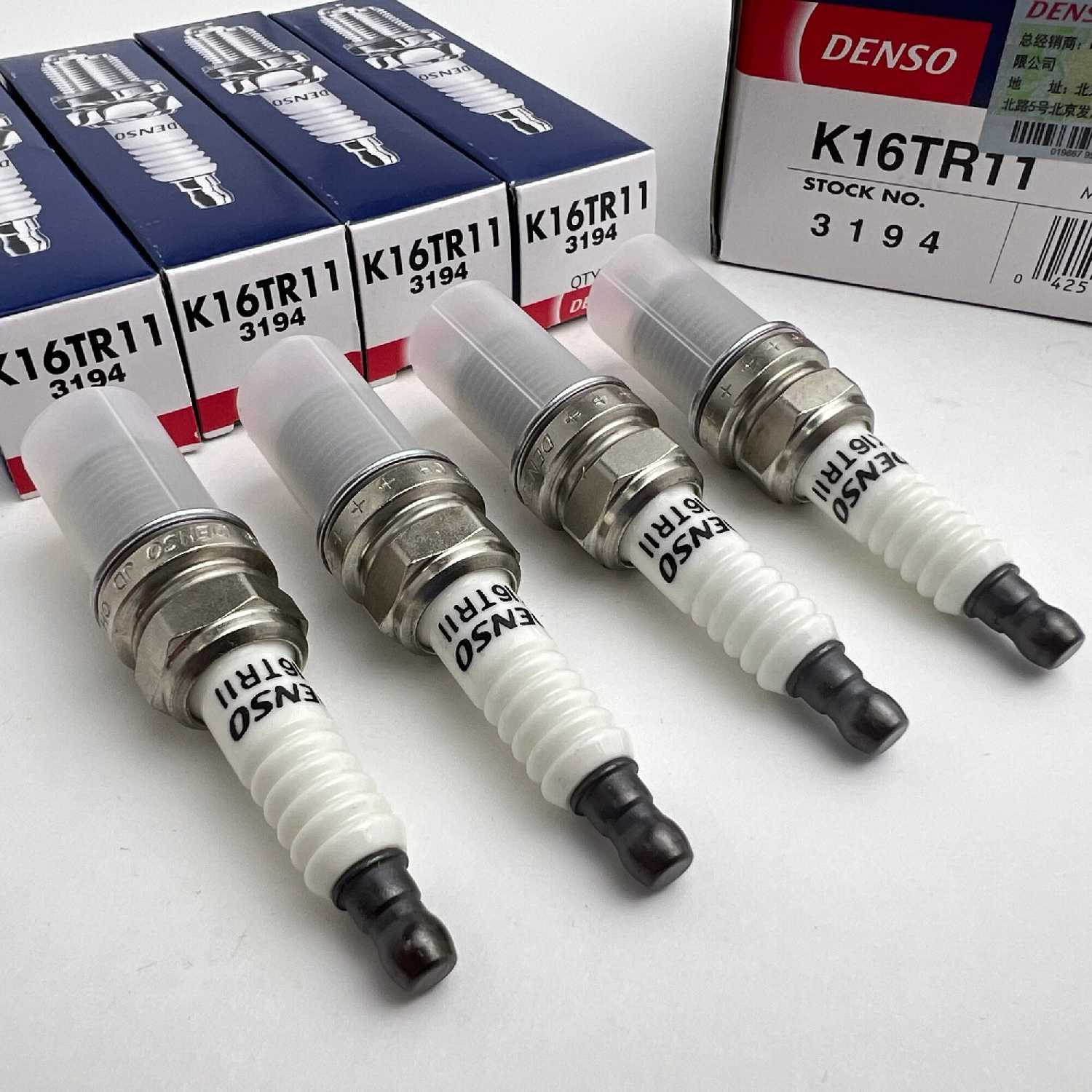Свечи зажигания DENSO K16TR11 (Комплект 4шт) фотография 1