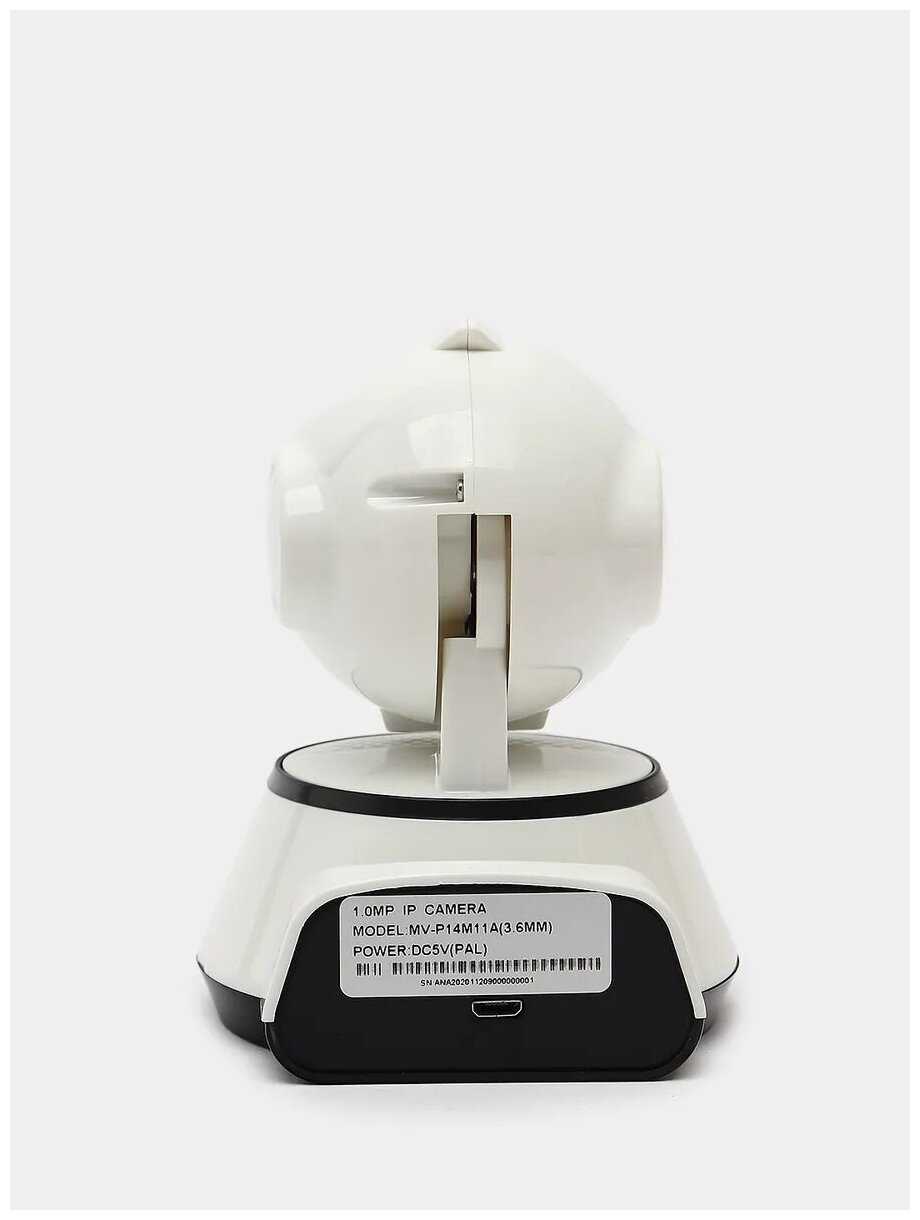 Поворотная Wi-Fi камера 720P с записью на карту, MicroVision MV-P14M11A фотография 3