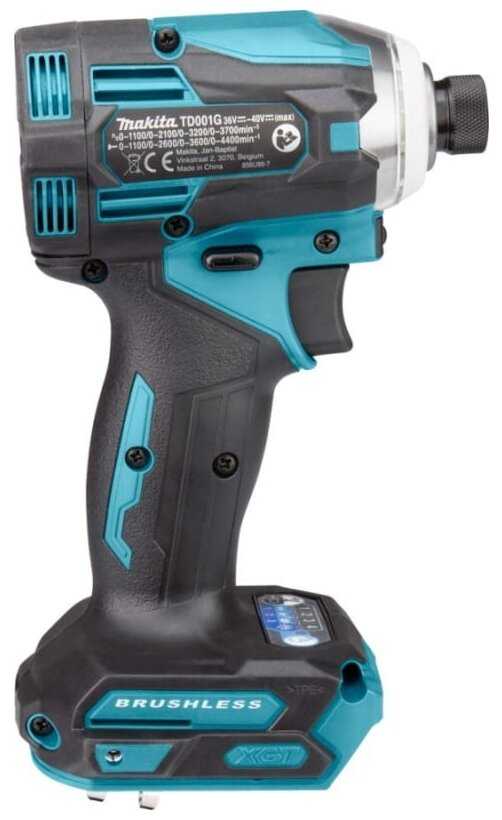 Аккумуляторный ударный шуруповерт Makita TD001GZ, без аккумулятора фотография 3