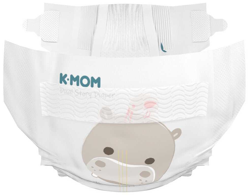 Подгузники детские K-MOM, DualStory размер 3/M 7-11 кг 60 штук фотография 1