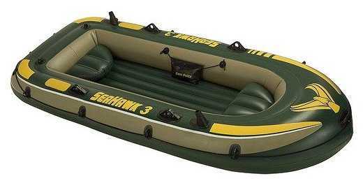 Надувная лодка Intex Seahawk-3 Set (68380) фотография 3
