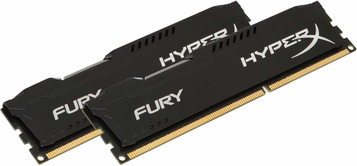 Оперативная память HyperX Fury 16 ГБ (8 ГБ x 2 шт.) DDR3 DIMM CL9 (HX313C9FBK2/16) фотография 5