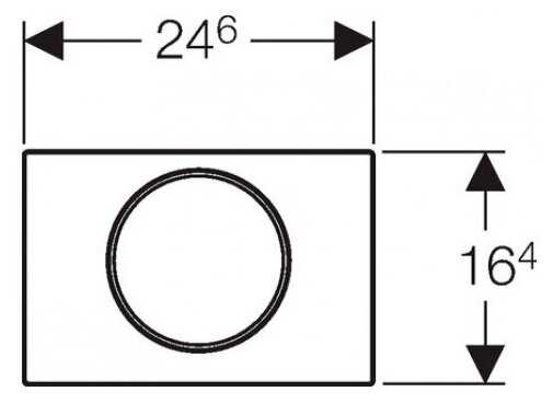 Кнопка смыва Geberit Sigma10 (115.758.KK.5) фотография 3