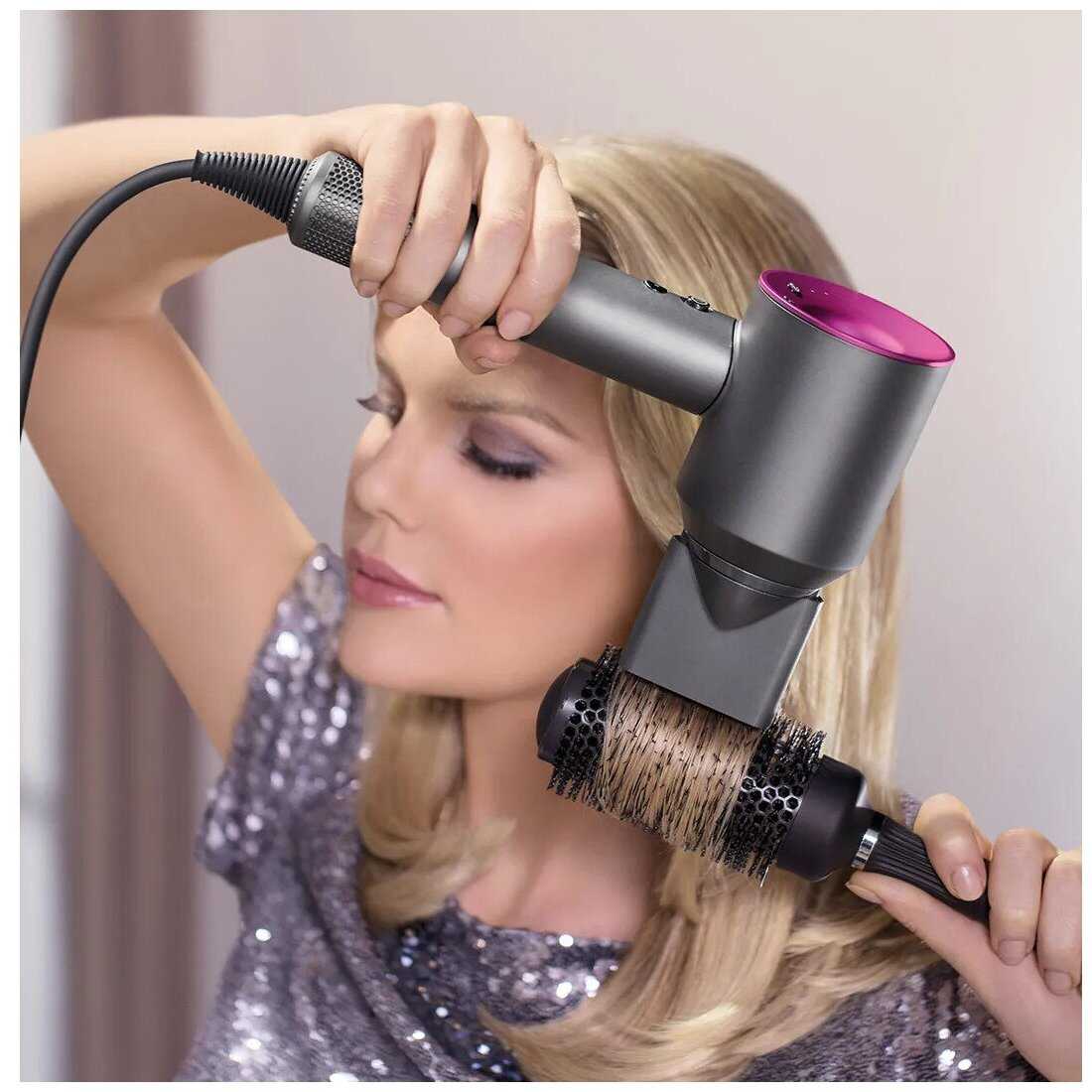Набор для укладки волос Супер фен Super Hair Dryer (с 5 насадками) фотография 3