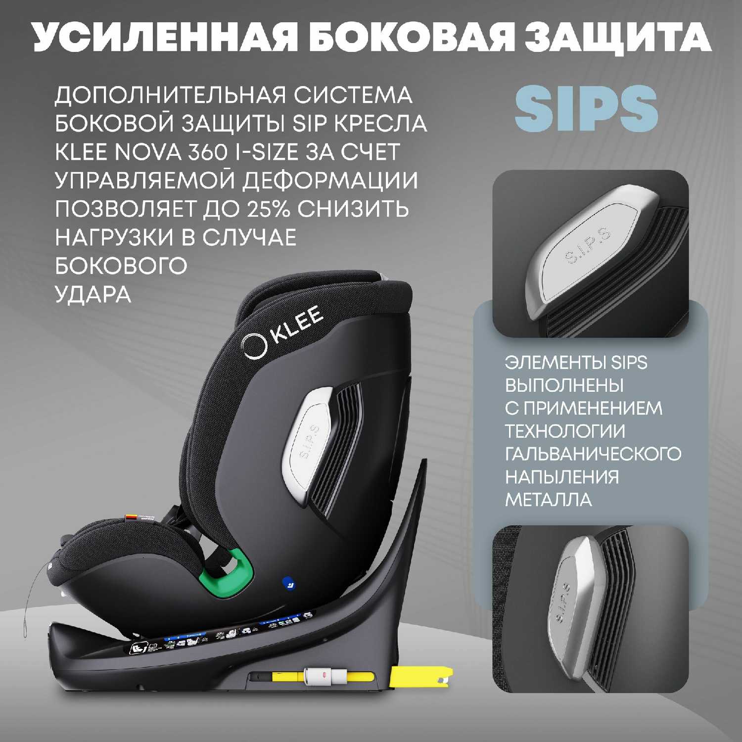 Автокресло KLEE Nova 360 i-Size фотография 24
