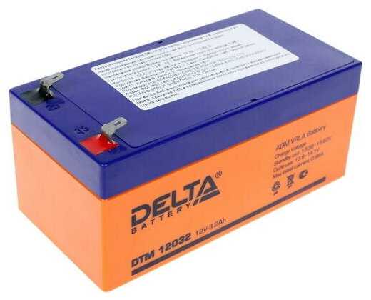 Аккумуляторная батарея DELTA Battery DTM 12032 (12В) фотография 4