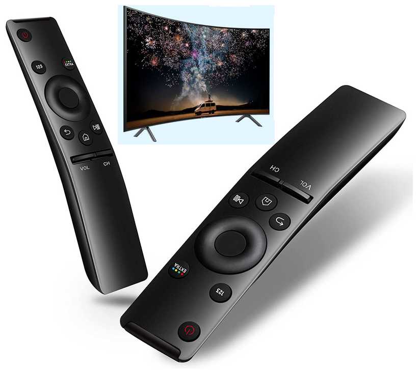 Пульт ду для телевизора Samsung Smart TV подойдет ко всем Самсунг Смарт ТВ, черный