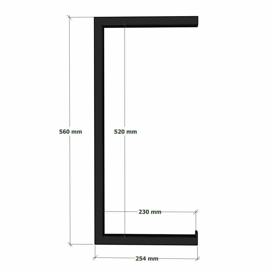 Кронштейн для системного блока 235Х560 фотография 2