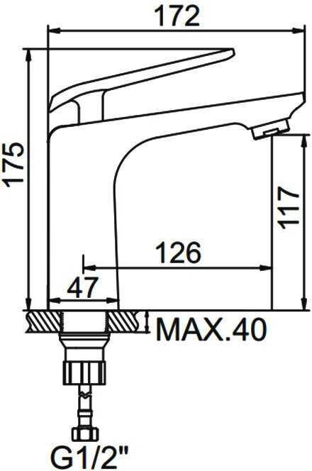Смеситель для раковины Ledeme L1074 фотография 6
