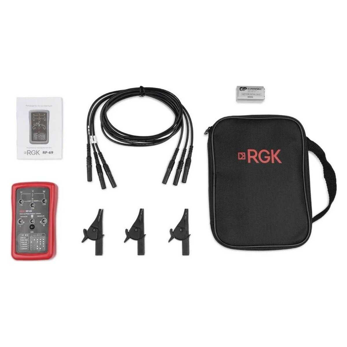 Индикатор чередования фаз RGK RP-69 фотография 4