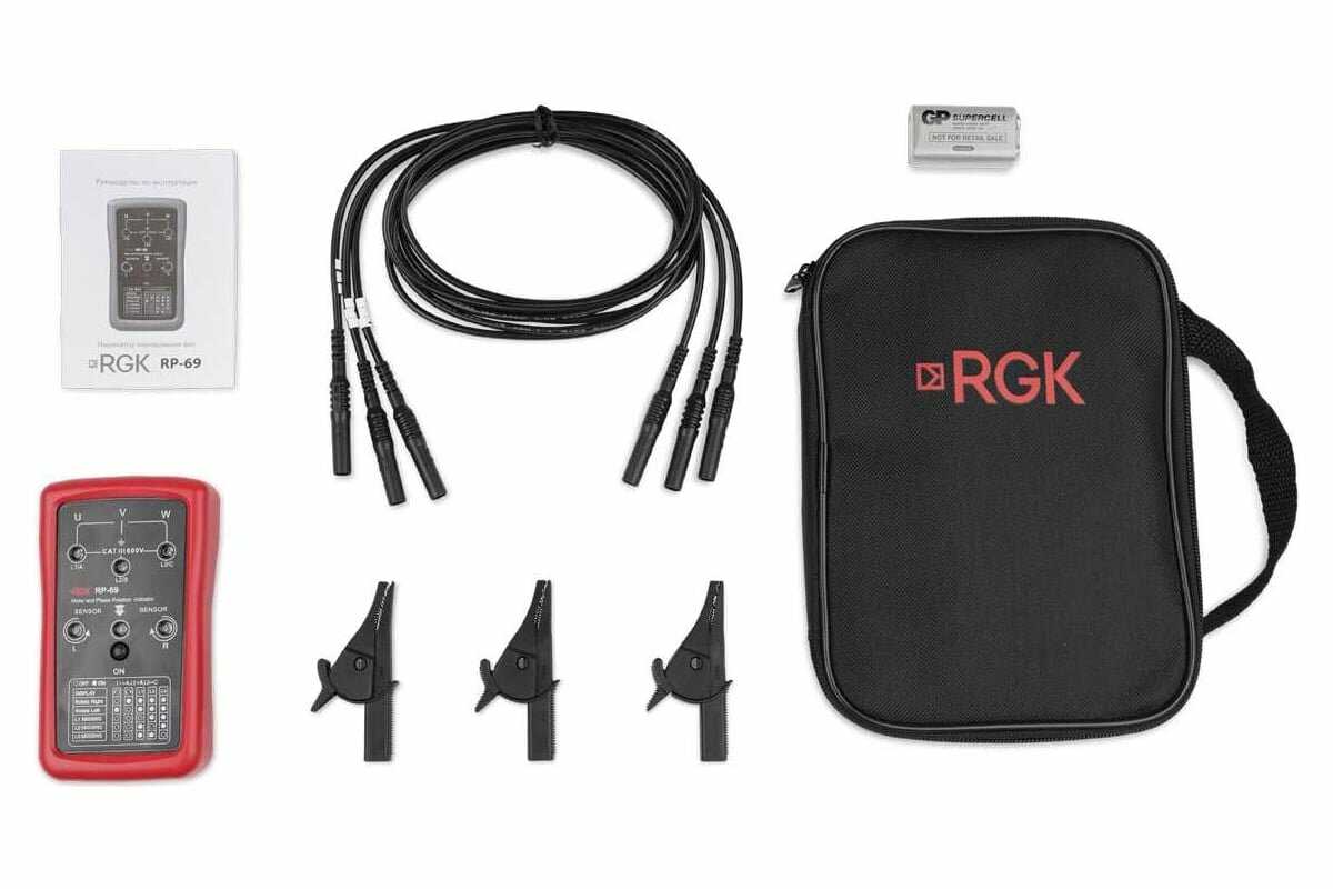 Индикатор чередования фаз RGK RP-69 фотография 5