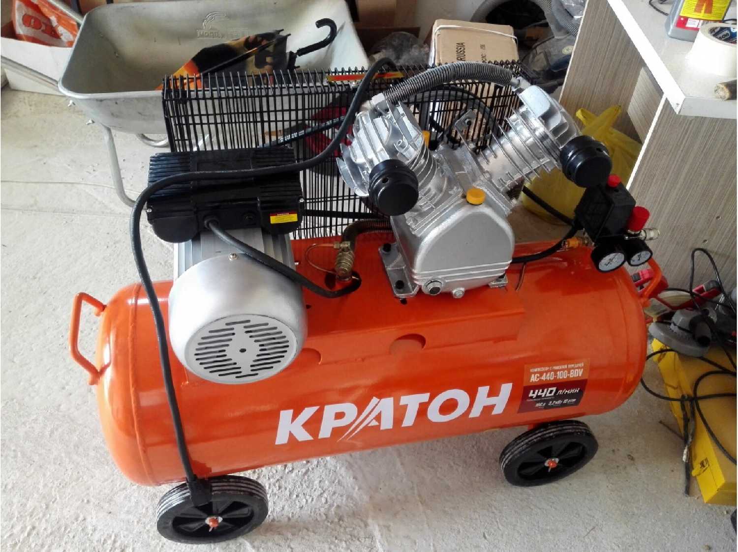 Компрессор Кратон AC-440-100-BDV, 2.2 кВт фотография 18
