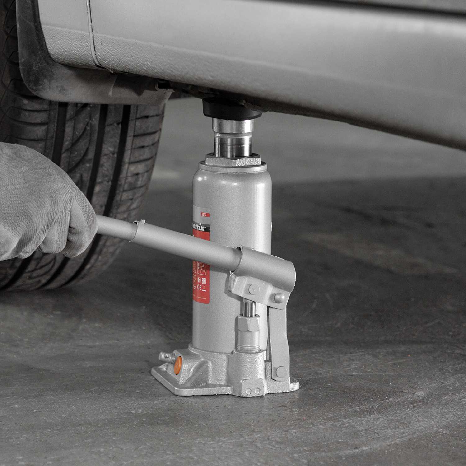 Домкрат бутылочный гидравлический Matrix Домкрат бутылочный гидравлический для мототехники (50765) фотография 8
