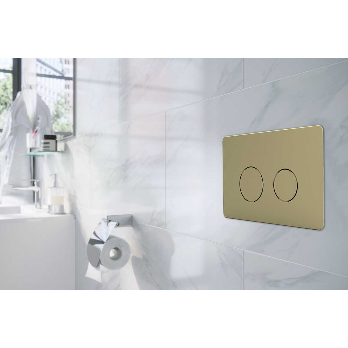 Кнопка смыва AZARIO двойная круглая (AZ-8200-0087/AZ-P57-0190) фотография 7