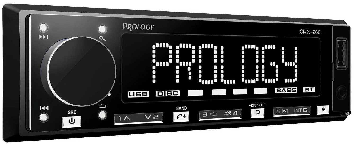 Автомагнитола PROLOGY PRCMX260 фотография 1