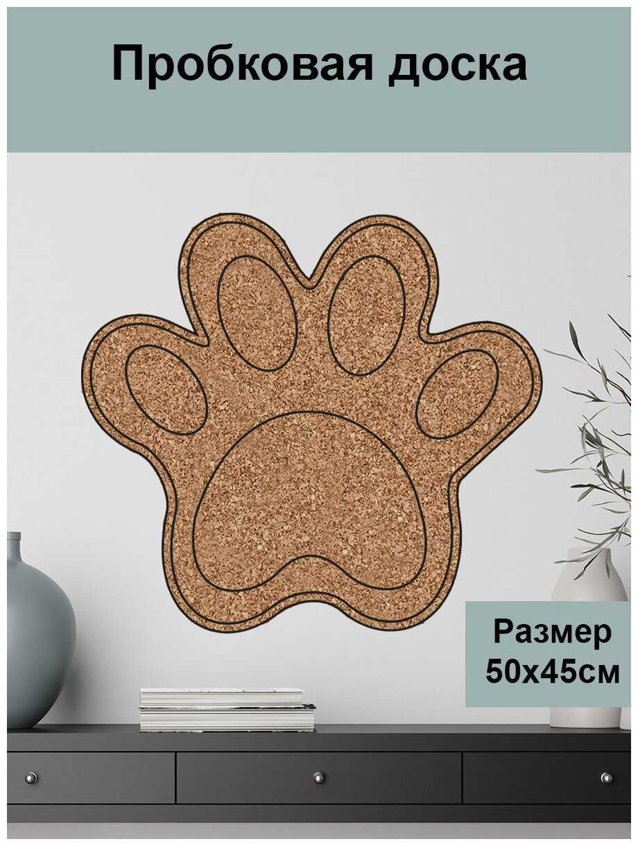 Пробковая доска Лапка