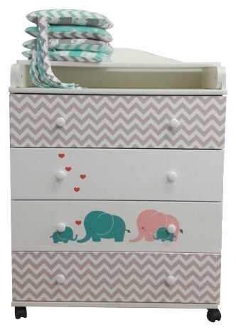 Пеленальный комод byTWINZ Story