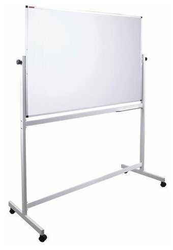 Доска магнитно-маркерная на стенде 100х150 см, 2-сторонняя, BRAUBERG, 238141 фотография 10