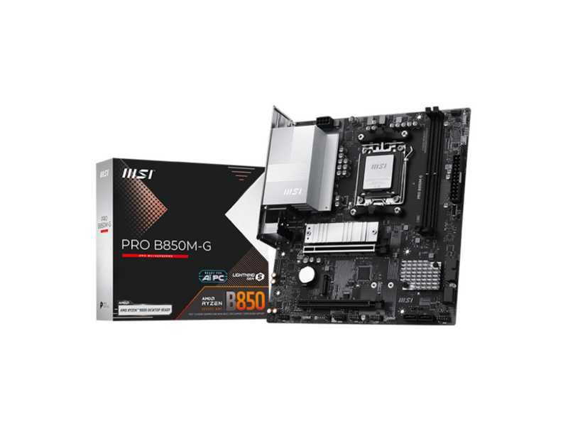 Материнская плата MSI PRO B850M-G [Socket AM5 AMD B850 2xDDR5 mATX] фотография 2