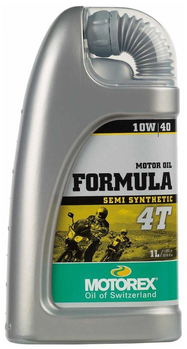 Синтетическое моторное масло Motorex Formula 4T 10W-40