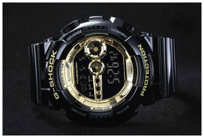 Японские наручные часы CASIO G-SHOCK GD-100GB-1E фотография 2