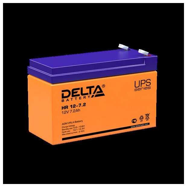 Аккумуляторная батарея DELTA HR 12-7.2 (12В) фотография 8
