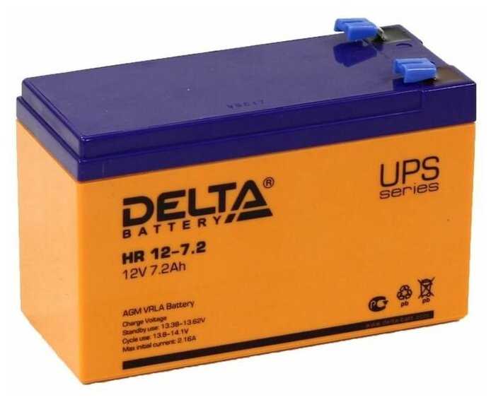 Аккумуляторная батарея DELTA HR 12-7.2 (12В) фотография 9