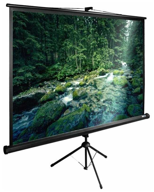 Экран Cactus 165x220см TriExpert 4:3 напольный рулонный черный CS-PSTE-220X165-BK фотография 3